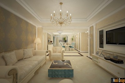 Design interior living casa Bucuresti