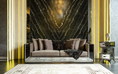 Canapea living noir 4.800 euro
