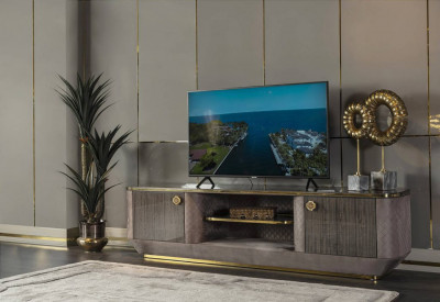 Comoda tv living modern botega gold 6.800 euro