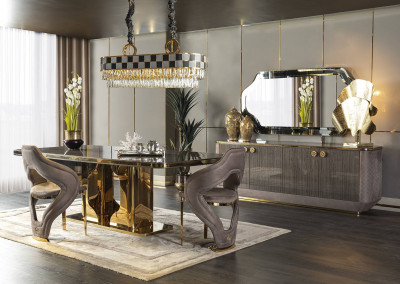 Dining set botega masa 6scaune comoda 25.500 euro