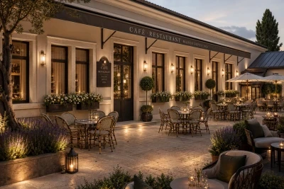 Amenajare Terasa Restaurant in Arad