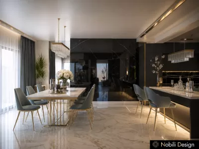 Concept de design interior casa cu mobilier Cantori  Dining 2