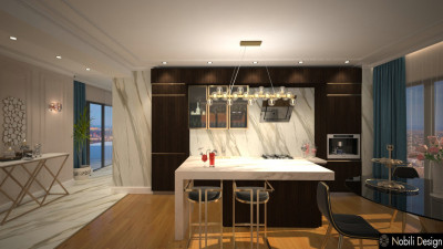 Design interior apartament modern penthouse