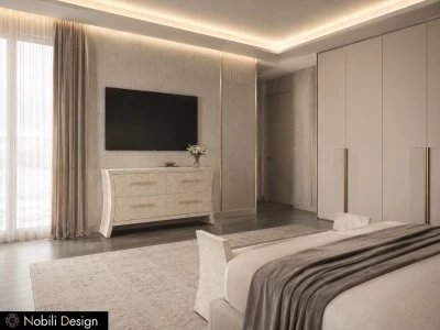 Dormitor modern cu mobilier Cantori