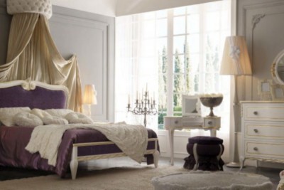 Mobila dormitor clasica de lux Italia - Dormitoare clasice albe