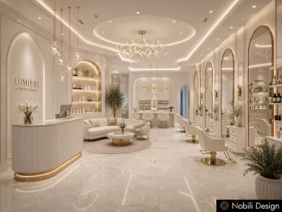 Concept de design beauty salon in Bucuresti