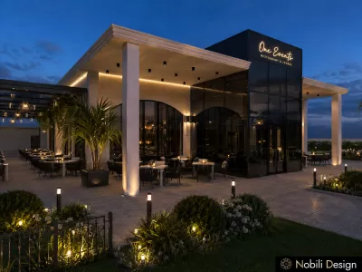 Concept de design exterior interior salon de evenimente club 1
