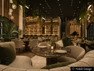 Concept de design exterior interior salon de evenimente club 5