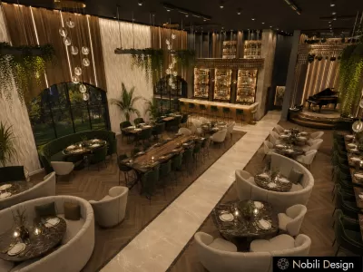 Concept de design exterior interior salon de evenimente club 6
