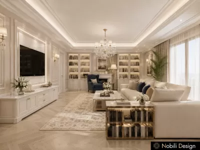 Concept de design casa stil clasic Constanta Living 2