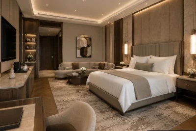 Concept de design suita camera hotel