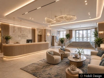 Design receptie hotel-