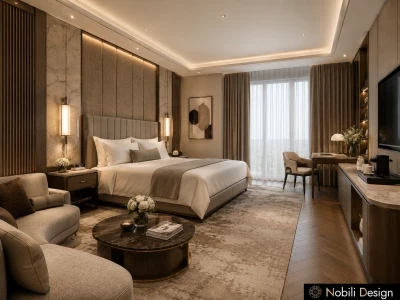 Concept de design camera hotel