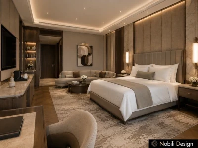 Concept de design suita camera hotel
