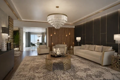 Concept de design interior casa cu mobilier Cantori- Living