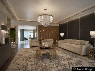 Concept de design interior casa cu mobilier Cantori- Living
