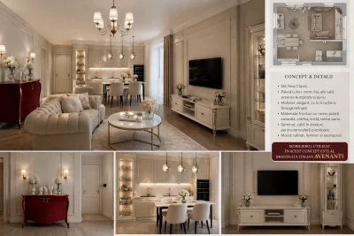 Concept de design apartament Bucuresti