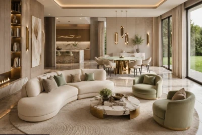 Design Interior Casa Moderna cu Living Open-Space