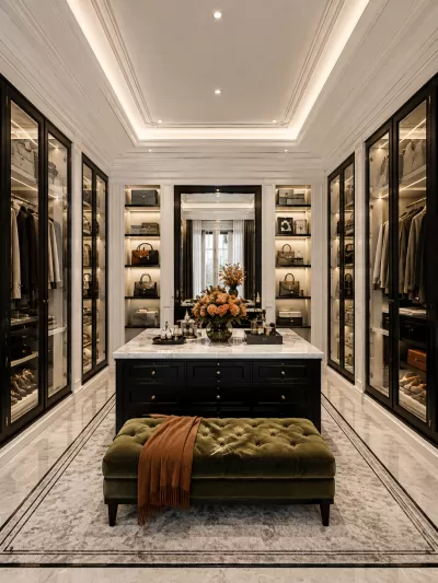 Casa stil clasic Black White Dressing