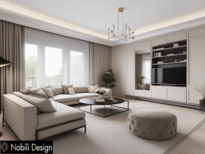 Amenajare living modern nobili-interior-design.ro