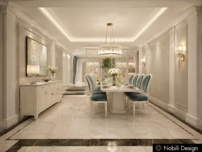 Design interior casa clasica de lux-Dining