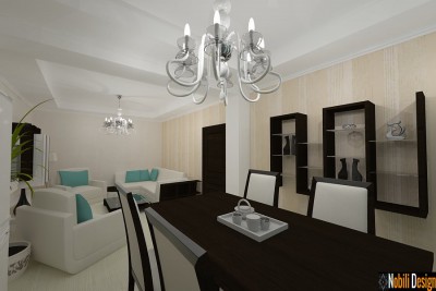 Design interior living open space casa in Constanta