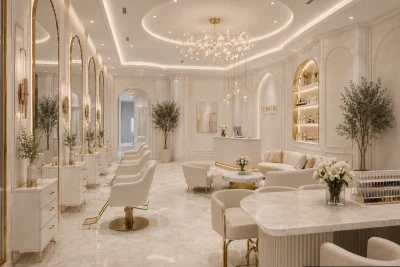Design interior salon coafor clasic